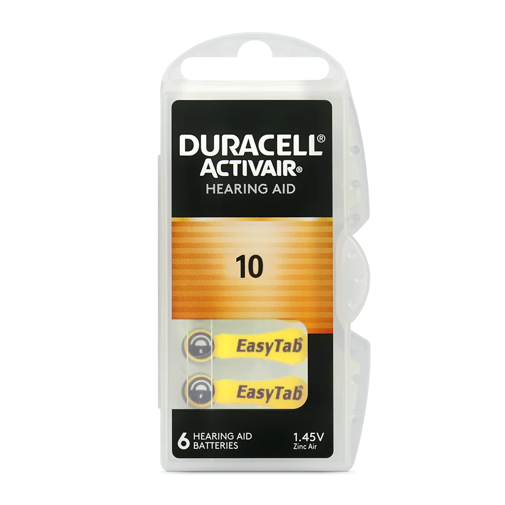 duracell activair piles auditives taille 10 lot de 6 duracell activair piles auditives taille 10 lot de 6