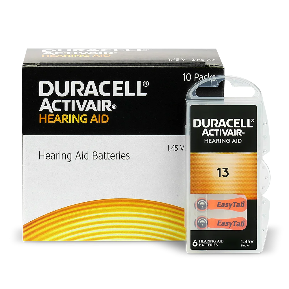 duracell activair piles auditives taille 13 lot de 6 duracell activair piles auditives taille 13 lot de 6