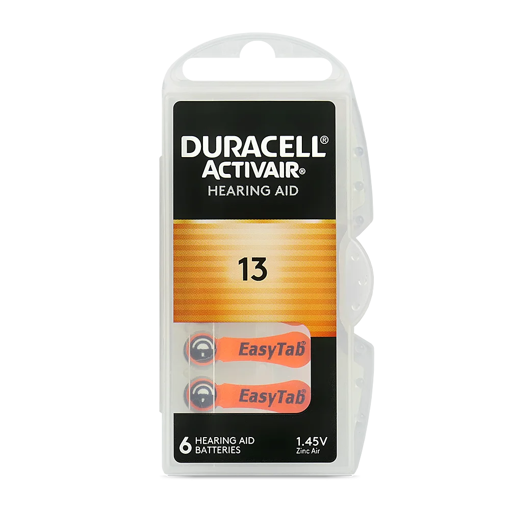duracell activair piles auditives taille 13 lot de 6 duracell activair piles auditives taille 13 lot de 6