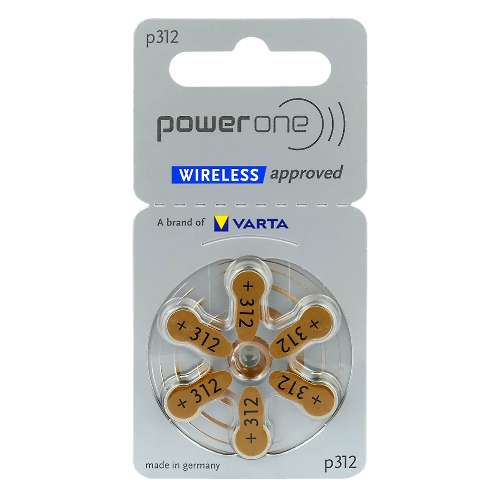 power one varta piles auditives taille 312 lot de 6 power one varta piles auditives taille 312 lot de 6