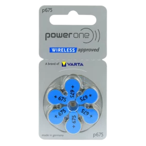 power one varta piles auditives taille 675 lot de 6